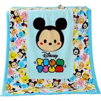 

Disney Mickey Minnie Mouse Coral Fleece Plush Blankets on Bed/Sofa Sleeping Cover Bedding Throws Bedsheet for Kids Boys Girl