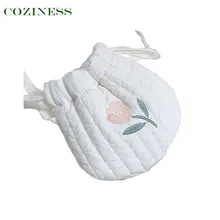 Cooless – sac à couches matelassé avec fermeture éclair, avec broderie d'olive, porte monnaie pour poussette de bébé, à bandoulière, avec cordon de serrage, pour maman, nouveau né
