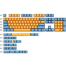 MAXKEY SA KA Набор колпачков для клавиш Doubleshot ABS 125 механической