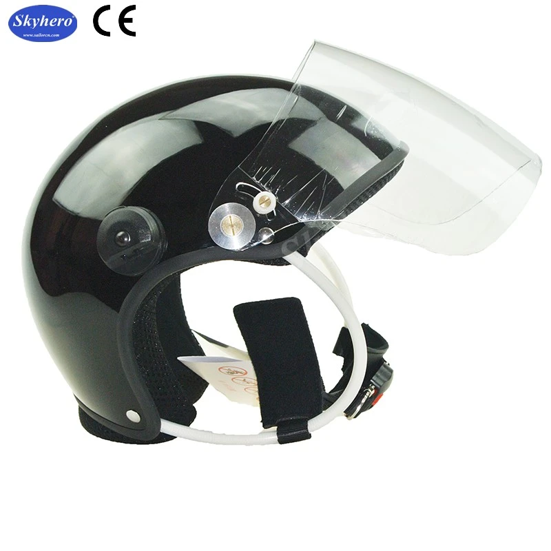 Casco de Paramotor de alta calidad, solo con visera y pieza para instalar  auriculares|Cascos| - AliExpress