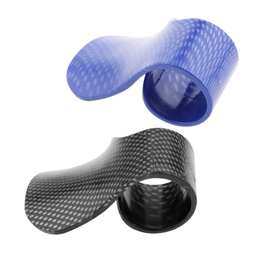 2pcs Motorcycle Handlebar Accessory Throttle Assist, Universal Fit for Motorcycles (Black+Blue)