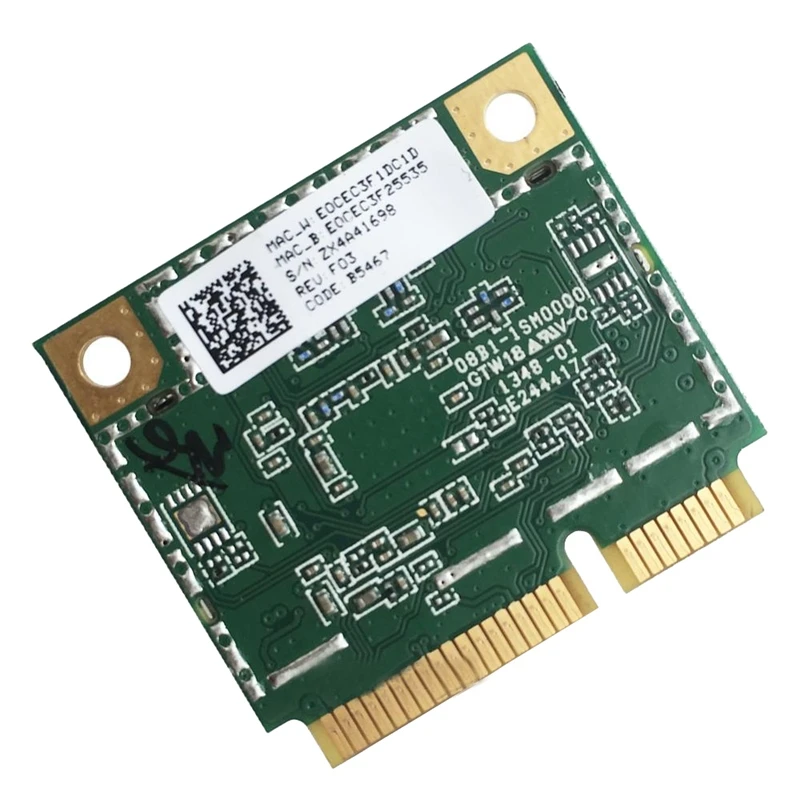 AR9462 AR5B22 WB222 Половина мини PCIe 300 Мбит/с + Bluetooth4.0 WLAN Wifi беспроводная карта|Сетевые