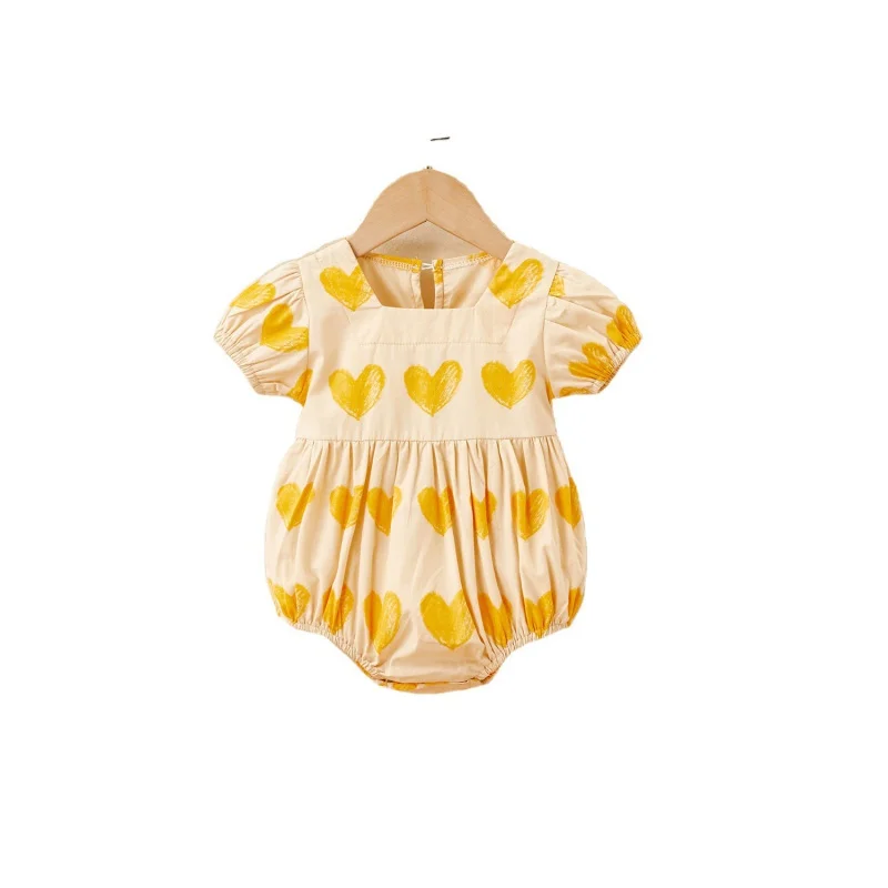 

Toddler Girls Rompers Ruffles Princess Baby Clothing Newborn Baby Clothes Infant Cotton Overalls Summer Baby Jumpsuit Outfit