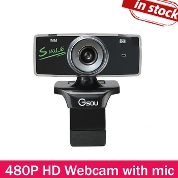 

USB 480P HD Webcam Web Cam Camera For Computer PC Laptop Desktop New For Win7 8 10 Vista 32bit USB 2.0 In Stock