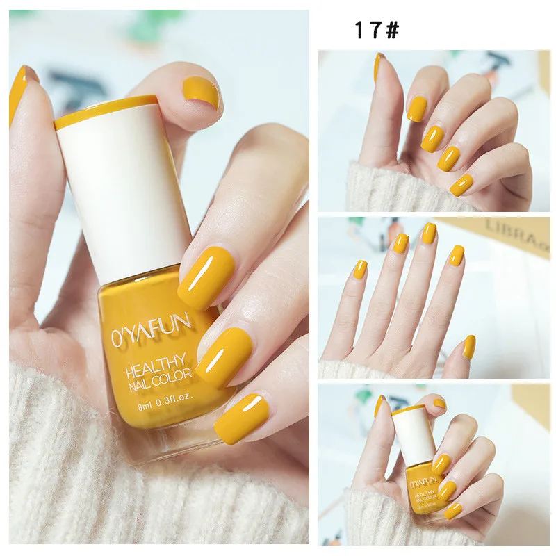 Quick Dry Glitter & Matte Waterproof Nail Polish