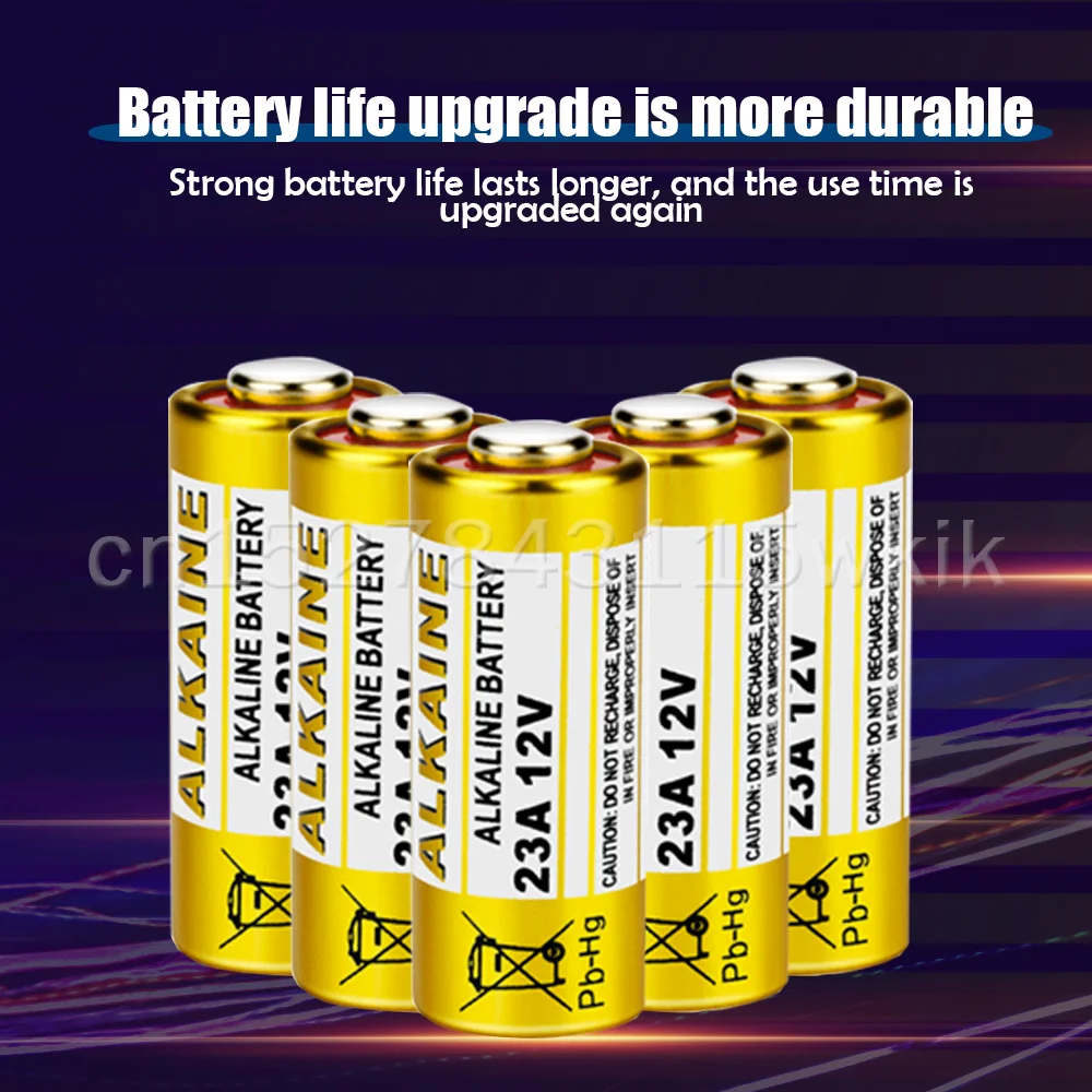 10 Uds 12V 12V batería alcalina A23 23A 23GA A23S E23A EL12 MN21 MS21 V23GA L1028 GP23A LRV08 para Control remoto timbre celular seco - Imagen 3