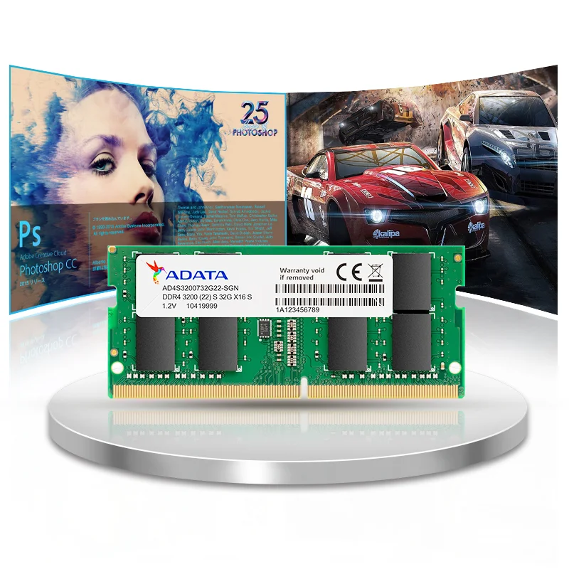 ADATA RAM Memory SO DIMM 260pin DDR4 4GB 8GB 16GB 32GB 2666MHz 3200MHz for  Laptop Notebook Memory High Performance Laptop Memory