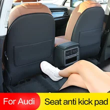 Accessoires intérieurs de voiture Surround Arrière Tapis de Siège Anti Kick Pad Pour Audi A3 A4 V8 B8 B9 A5 A6 A7 Q3 Q5L Q5 S3 S6 S7 Sportback