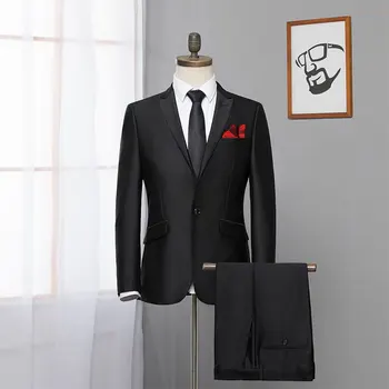 

Suit Suit Man Business Positive Pack Leisure Black Interview Occupation Marriage Dress Best Man Batch