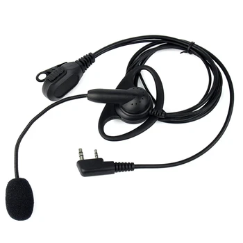 

Details of the for Kenwood UV5R Retevis TYT 2-WAY RADIO D-PTT Headset Headphone w/ boom mic