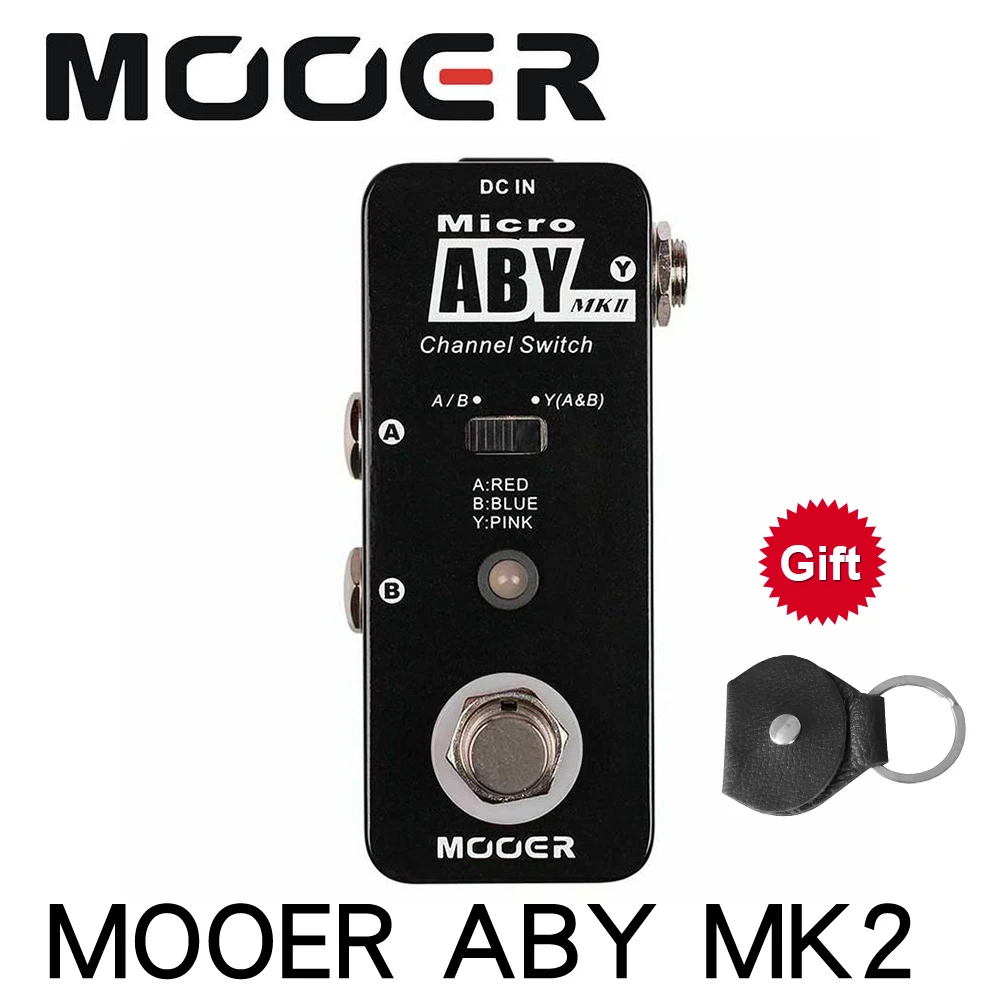 MOOER Micro-type Aby Mk2 педаль для гитарных эффектов канальный переключатель эффекты с