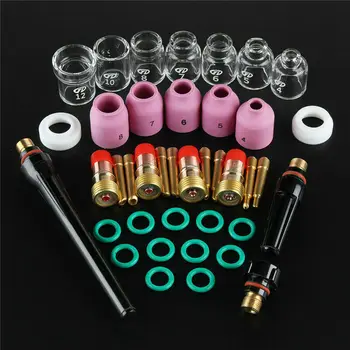 

Kit TIG Welding Torch Consumables For WP-17 18/26 Stubby Gas Lens Heat Resistant