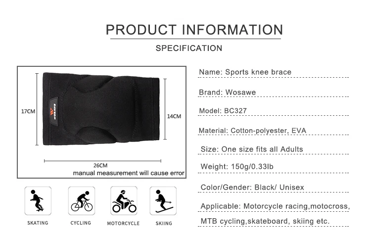 WOSAWE мотоциклетные наколенники защита голени для мотокросса наколенники Поддержка наколенники гетры для верховой езды Катание на коньках катание на лыжах Велоспорт