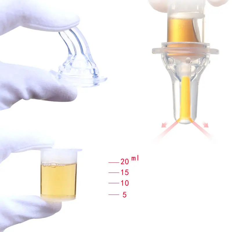 Baby Kids Smart Medicine Dispenser Needle Feeder Squeeze Medicine Dropper Dispenser Pacifier Feeding Utensils Baby Accessories