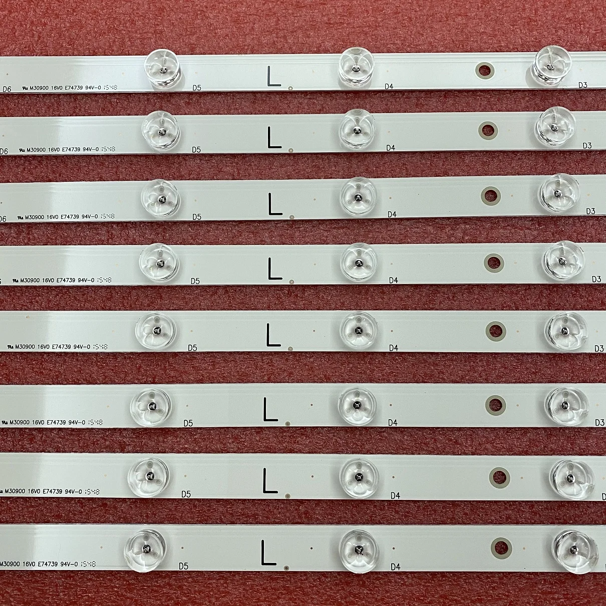 Led para Panasonic Tira Retroiluminação Tx-55dx600b Tx-55dx600e Tx-55dx650b Tx-55ds500b Tx-55ds500e Tb5509m 550tv01 550tv02 v4 16pcs Tx-55ax630b Tx-55ax630e - Image 3