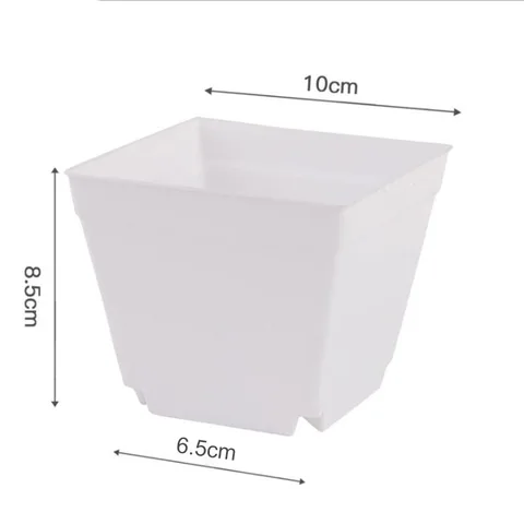 Flower Pots Colourful Plastic Plant grow Pot nursery cup planters for succulents Decor Desktop Container Garden tools C1