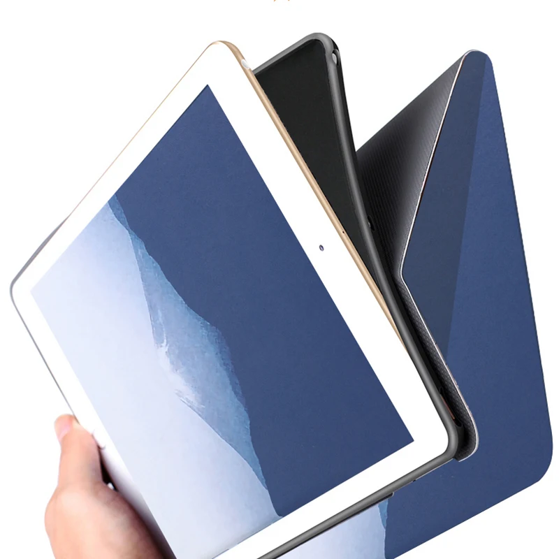 Tablet Case For Xiaomi Mi Pad 4 Case 8.0'' 2018 Mipad4 mi pad4 Folding Folio Cover Funda Painted Flip Stand Protective Shell