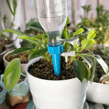 

1/6/12/30pcs Automatic Drip Irrigation System Self-contained Houseplant Watering Device Auto Conical Watering Water Garden Tools