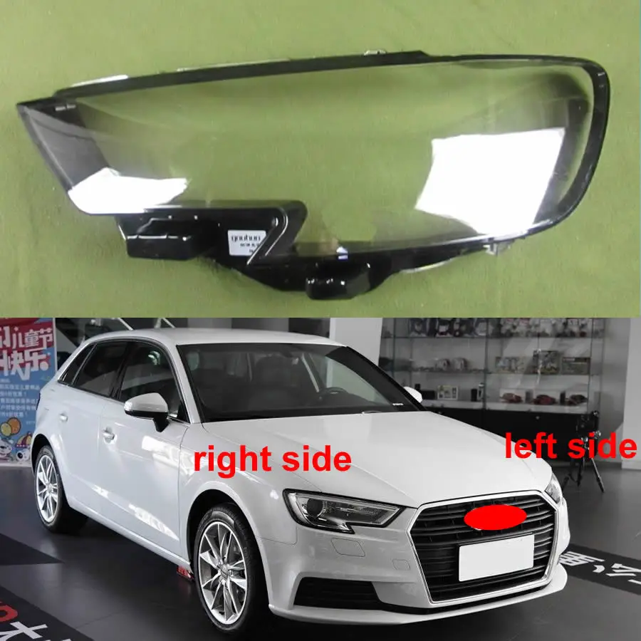 Накладка на фару накладка стеклянный абажур для Audi A3 S3 2017 2018 2019 2020 | Автомобили и
