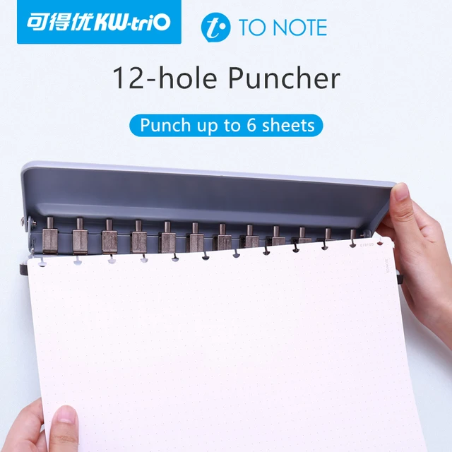 3 Hole Puncher Binder, 6 Ring Binder Hole Punch