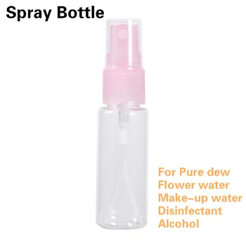 

1PCS 20ml Random Color Travel Transparent Plastic Perfume Atomizer Small MIni Alcohol Disinfectant Empty Spray Refillable Bottle