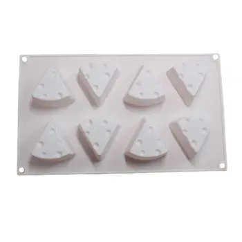 

Cute Cheese Shape Cake 8-Grid Mould Nonstick Stain Bakeware Cupcake Baking Pan