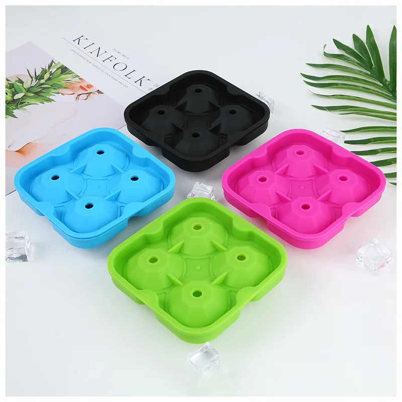4-hole silicone ball diamond ice hockey creative Film box lattice supplies | Дом и сад