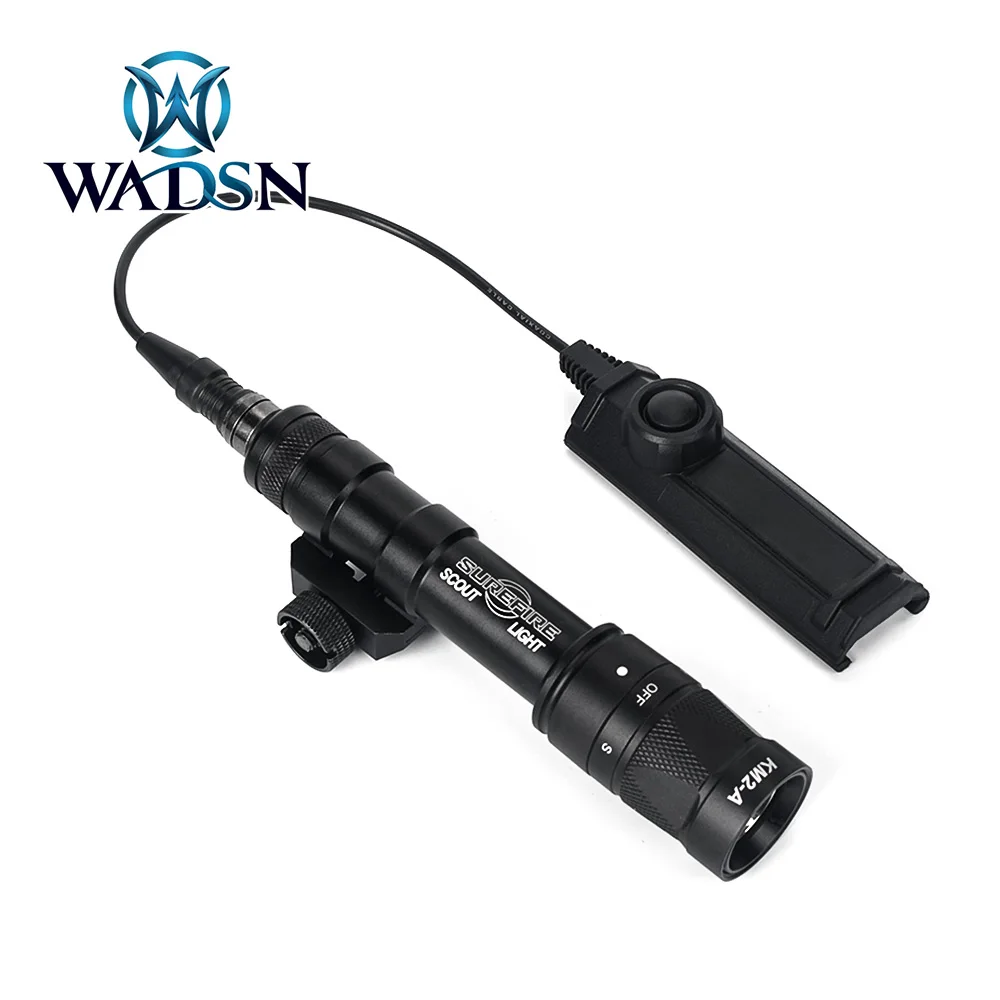 US $53.93 Airsoft M600 Rifle Flashlight KM2A Module M600W Hunting LED Torch Light Strobe Weapon Lights With Dual Function Tape Switch