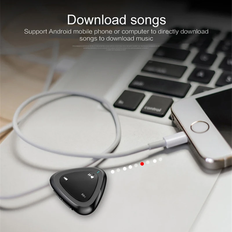 Мини MP3 USB Bluetooth спорт HiFi MP3 музыка Walkman плеер FM радио Диктофон+ наушники