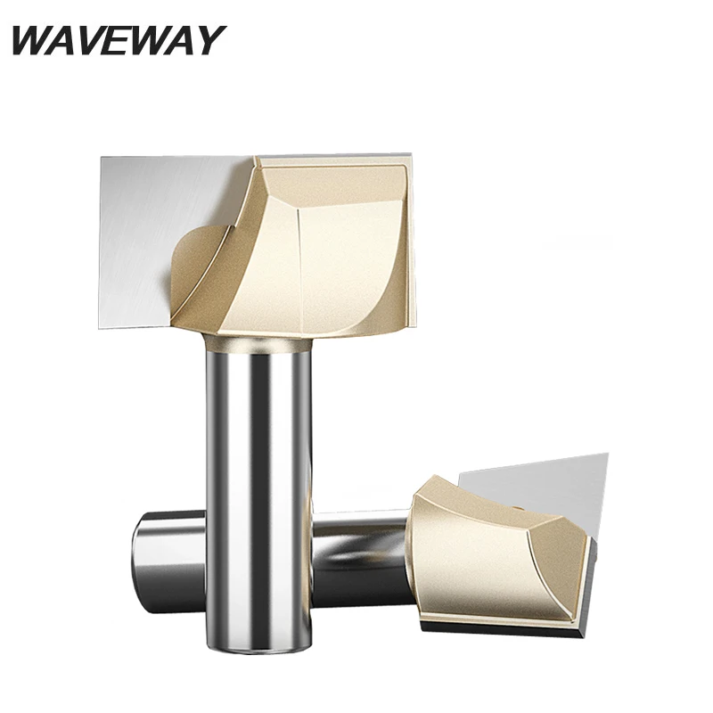 Фреза гравировальная WAVEWAY с хвостовиком 1/4 дюйма и двумя канавками 6 35 мм|Фреза| |