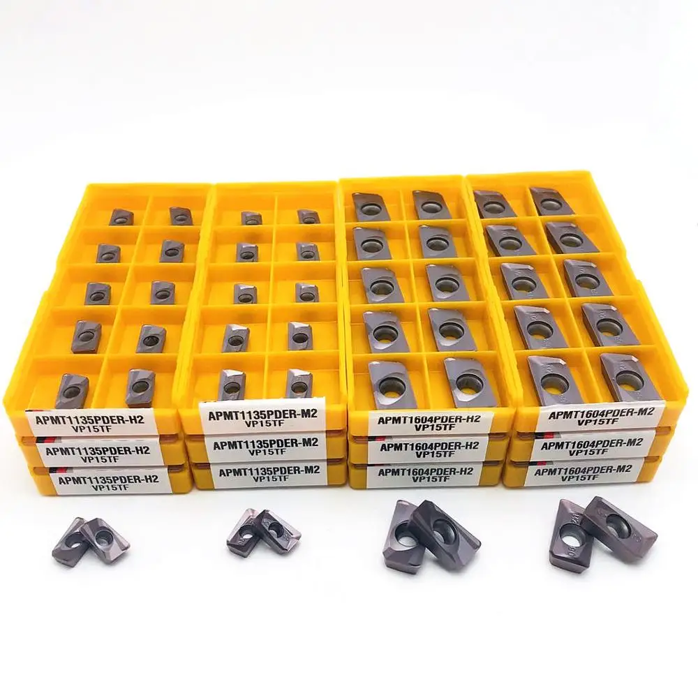 APMT1604 APMT1135 PDER M2 H2 VP15TF твердосплавный фрезерный инструмент APMT 1135 APMT1604end станок с ЧПУ