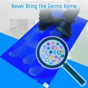

30-Layer Floor Mat Doormat Entrance Floor Guard Anti-Bacterial Mat Removable Dust-free Purification Sticky Pad Peel Off Mat