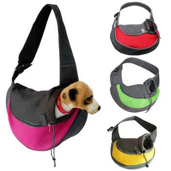 

Dog Bag Pet Puppy Carrier Outdoor Bag Travel Dog Shoulder Bag Mesh Oxford Single Comfort Sling Handbag Tote Pouch Dog Cat Bag