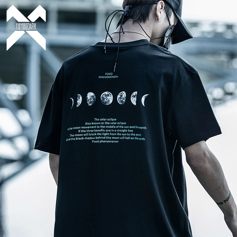 11 BYBB'S DARK Мужская футболка лето 2020 луна мужская с рисунком уличная одежда Harajuku