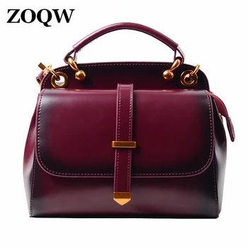 

ZOQW Luxury Split Cow Leather Women Bag 2020 Black Clutch Handbag Elegant Ladies Designer Purse Ladies Summer Shoulder Bags 3287