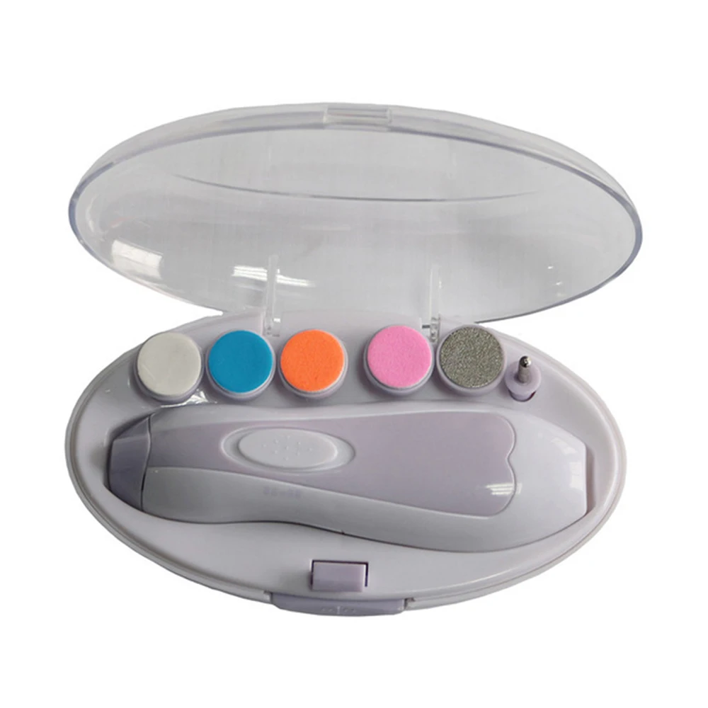 Безопасный Электрический триммер для ногтей детская машинка стрижки Резак