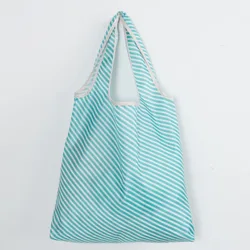 Extra - Large Reusable Eco - Friendly Foldable Tote Bag for Women - Premium Quality Patterned Polyester (A)