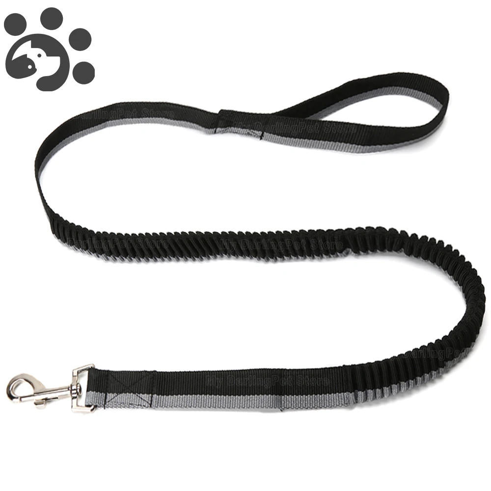 Big Retractable Dog Leash Long Elasticity Ployester Elastic Rope Leash For Dogs Running Outdoor