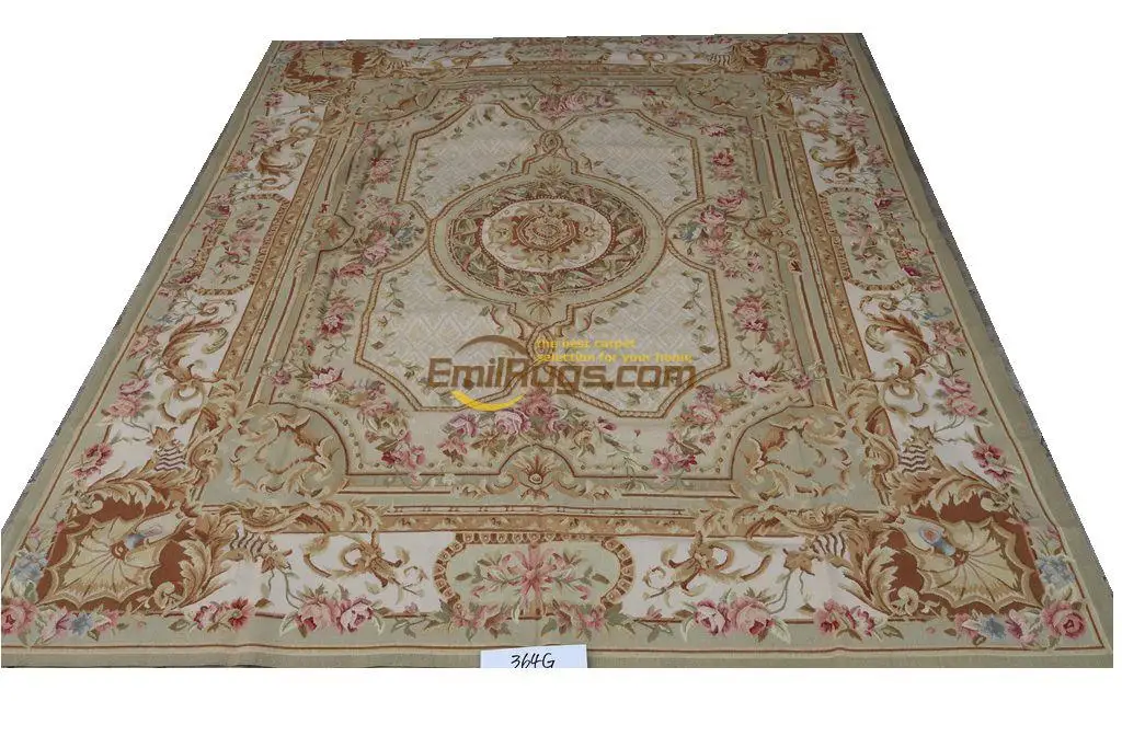 Шерсть французский Обюссон ковер древнее гардебро с французским класса люкс Горо шторы прямоугольник Восточный