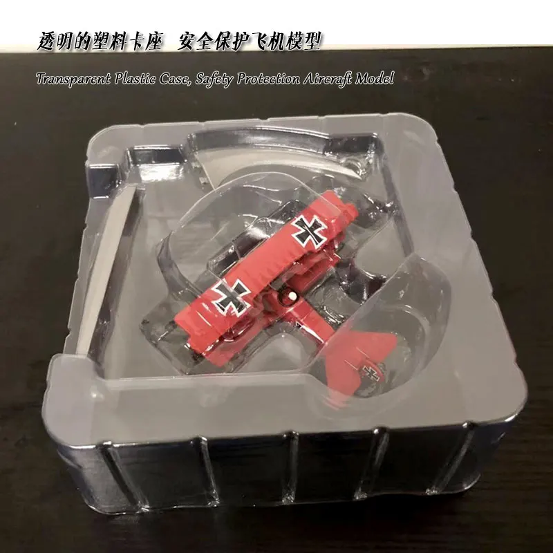 RD 1/72 Масштаб мировой войны Германия Fokker Dr-I Red Knight Fighter литой металлический самолет модель игрушка для коллекции, подарок, украшение