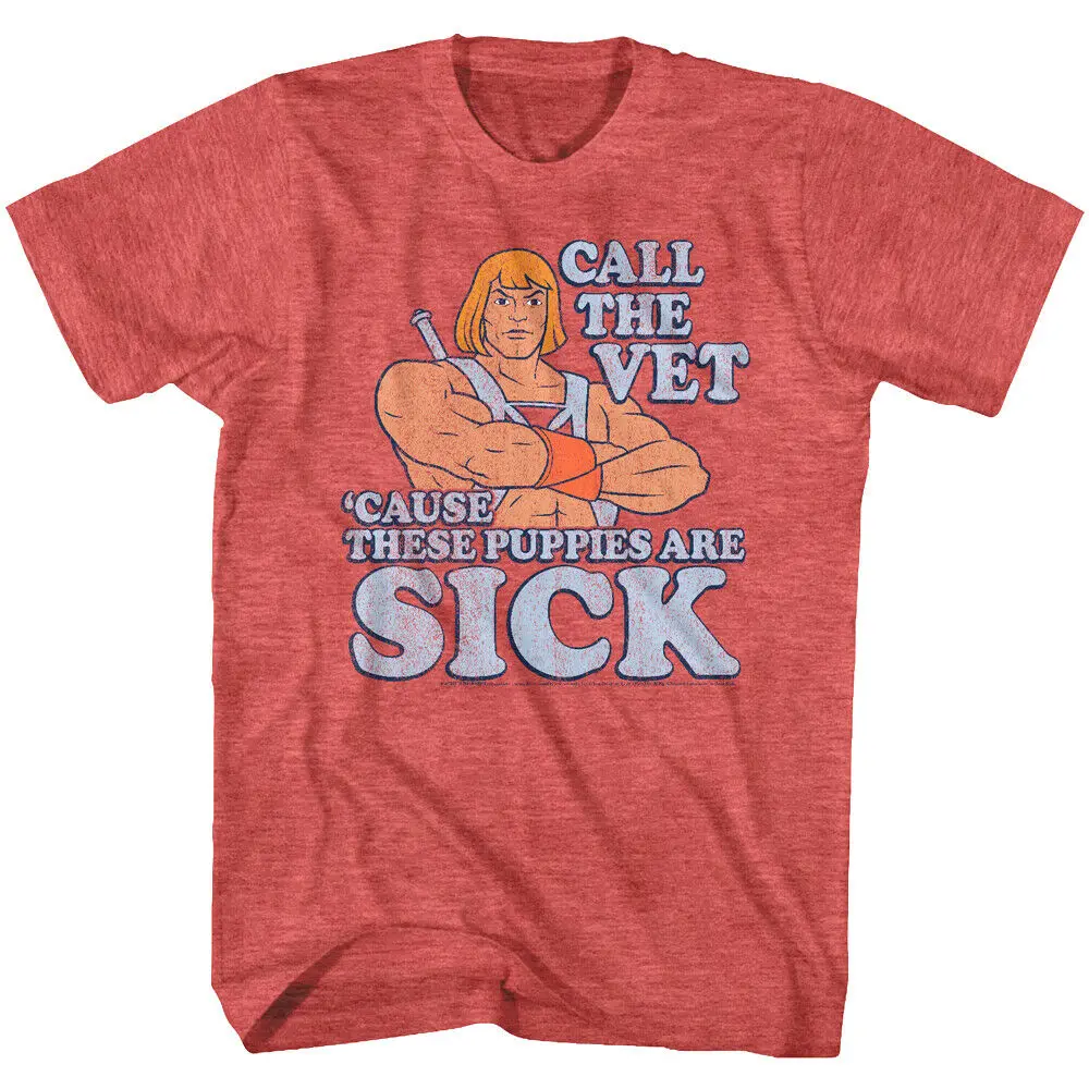 Puppies Sick Tee Shirt humorous Cotton 