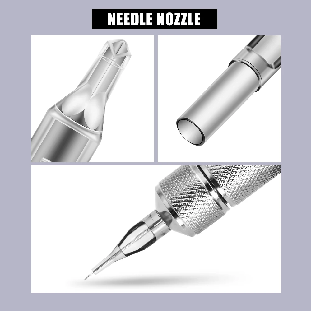 Tattoo Transparent Disposable Tip Plastic Sterile Tattoo Tips Nozzle Tips Clear Plastic Supplies 50/100Pcs RT/DT/FT