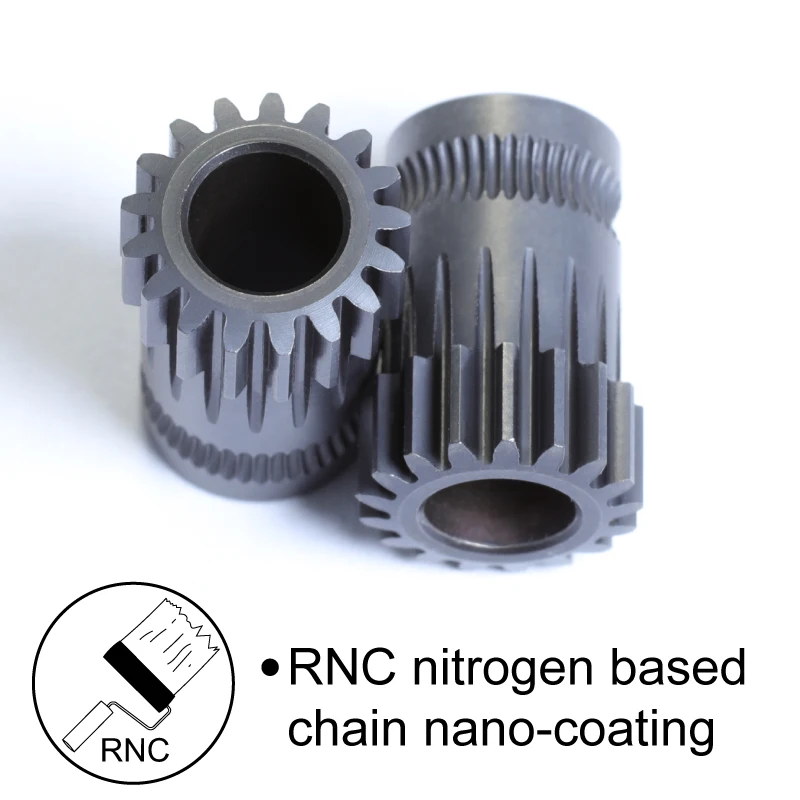 Mellow Rcn-nano Revestida Extrusora Alta Dureza V1.1 Hv3300 Dual Drive Gear para Ender 53d Printer Parts Titan Aero Aero Rn-wind - Imagem 6