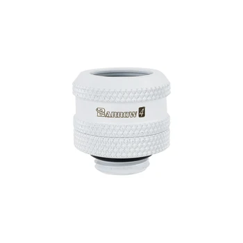 

4 pcs Wheelbarrow compression fittings fit 10x14mm rigid tube rigid connector black shiny silver white gold TYKN-K1410 v4