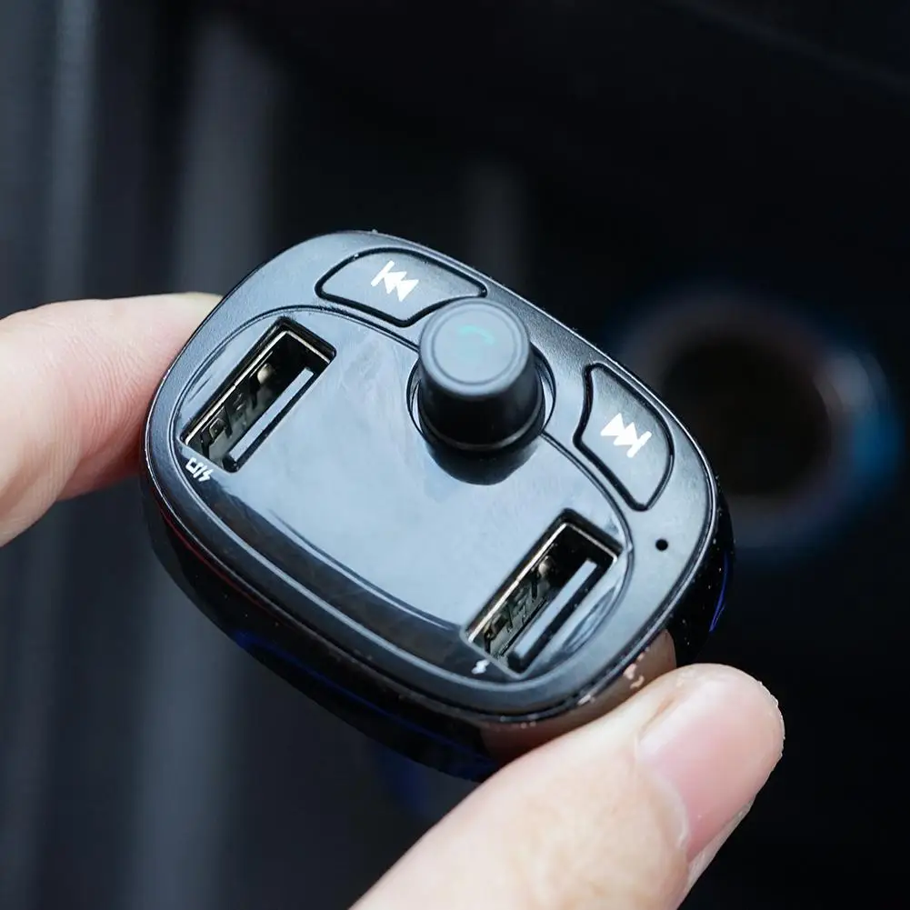 FM-трансмиттер с Bluetooth автомобильный комплект громкой связи mp3-плеер двойным