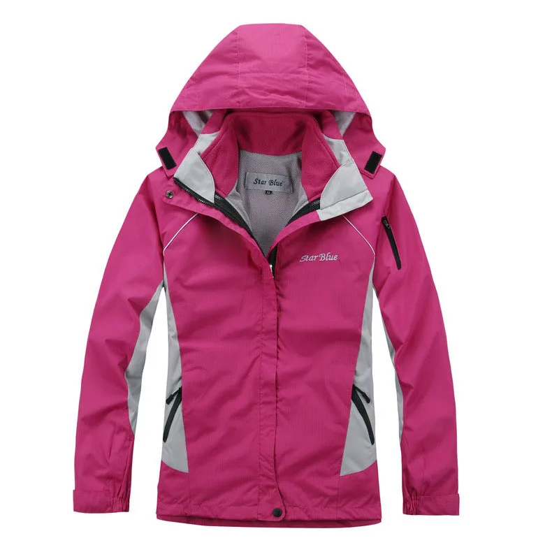 

Women's Winter 3 In 1 Outdoor Hiking Softshell Jacket Women Windproof Waterproof Jacket Camping Trekking Climbing windbreaker