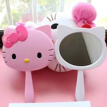 

Cartoon Handheld Vanity Mirror Portable Makeup Mirror Espelho De Maquiagem Dressing table Mirror 16.5*25CM princess mirror