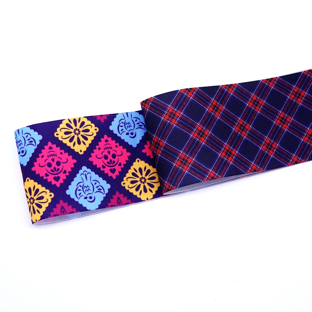 50 ярдов в Размер Жир лента напечатанная grosgrain лента 32445