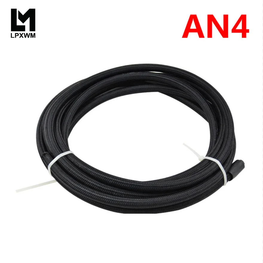 

LPXWM - 4 AN Pro's Lite Black Racing Hose Fuel Oil Line 350 PSI LPXWM7311