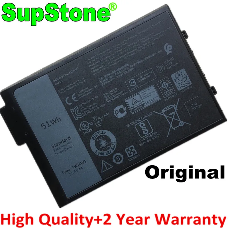 Supstone 7Wnw1 Dmf8C Batteria Del Computer Portatile Per Dell Latitude 7424 5420 5424 5420 Rugged P85G001 P86G001 Gk3D3